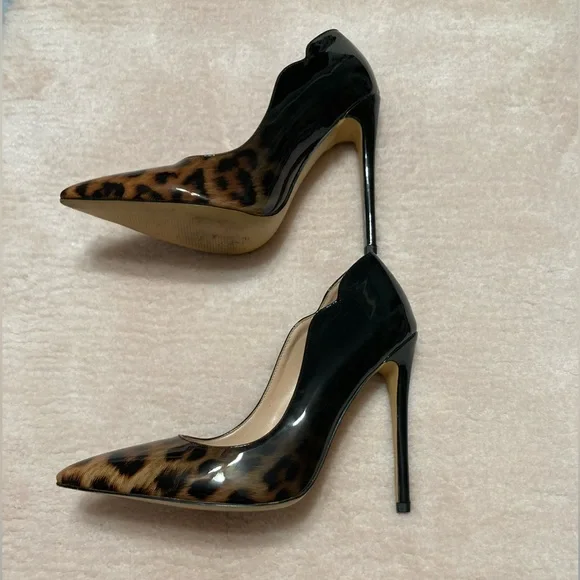 KMEIOO cheetah heels. - Picture 6 of 7